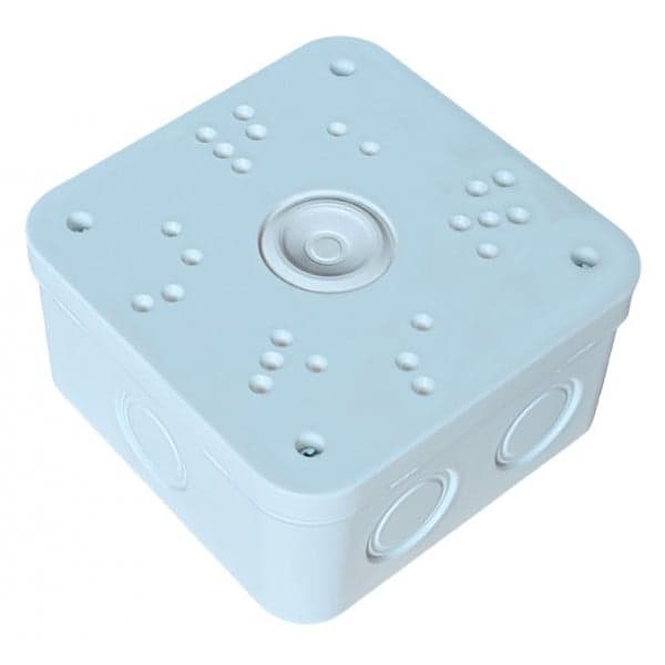 Doza ramificatie PT supraveghere video, 10x10x5.5cm, IP54, alb, Dablerom 39-020/25